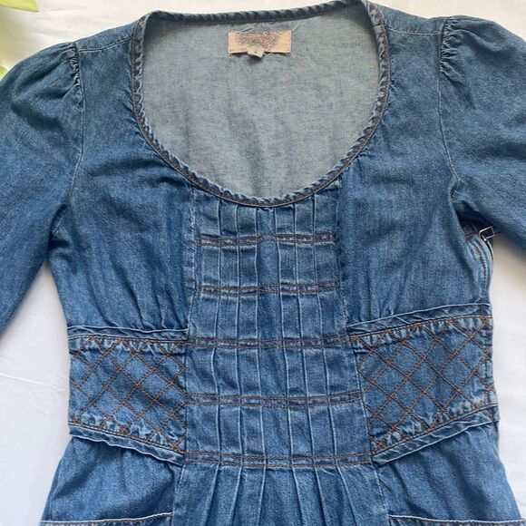 𝅺⭐️ECOTE Quilted Denim Dress⭐️ - Picture 6 of 13